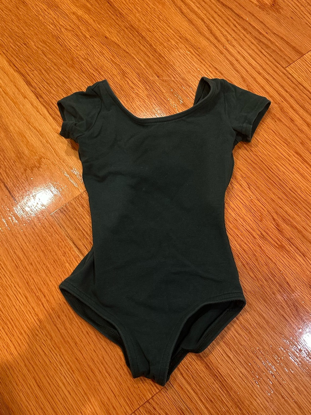 Capezio emerald green Short Sleeve Leotard